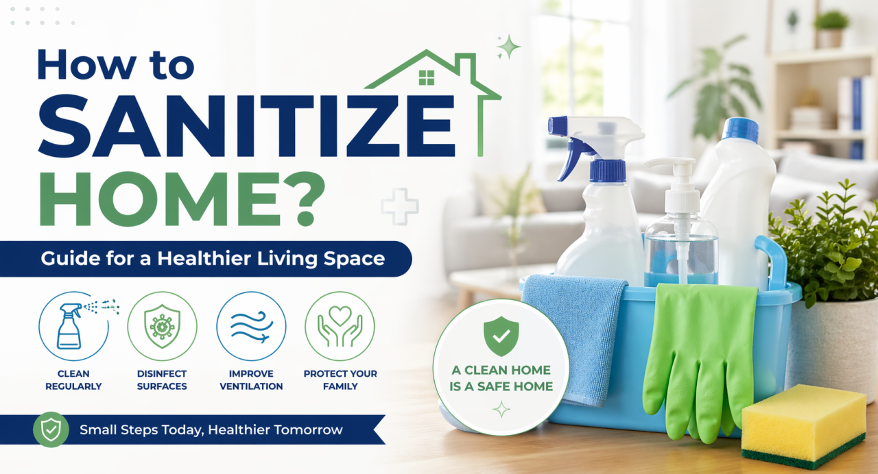 How to Sanitize Home? – Guide for a Healthier Living Space